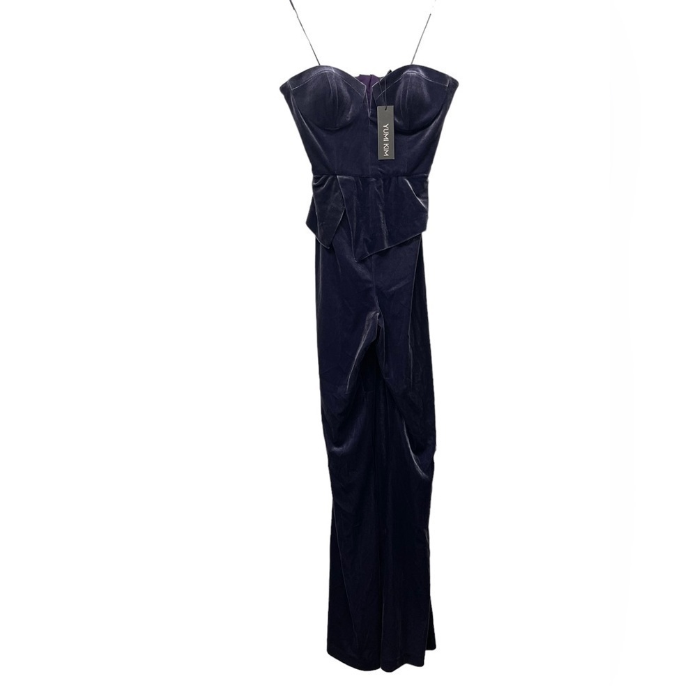 Yumi Kim Velvet Boss Jumpsuit in Slate NWT Size Small - Picture 4 of 12